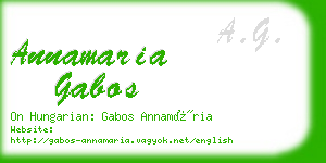 annamaria gabos business card